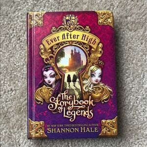 Ever After High The Storybook of Legends by Shannon Hale - Purple and Gold